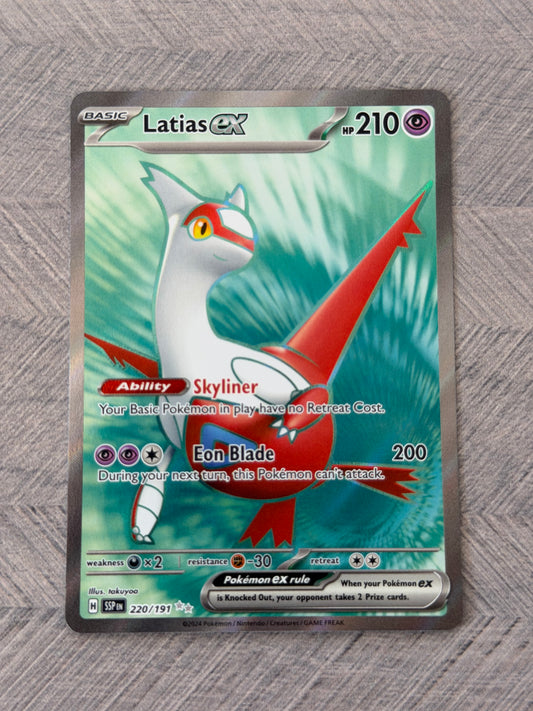 220 191 pokemon card - Scarlet & Violet - Surging Sparks - Archaludon ex RarityUltra Rare Hit Points220 HP Psychic Latias ex - 220/191 -
