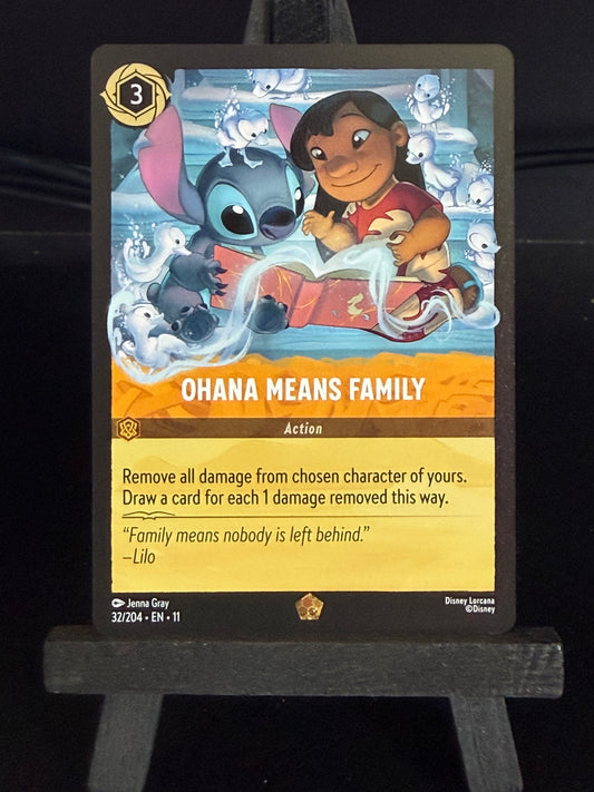 Ohana Means Family 32/204 Legendary Wintrerspell Disney Lorcana Card