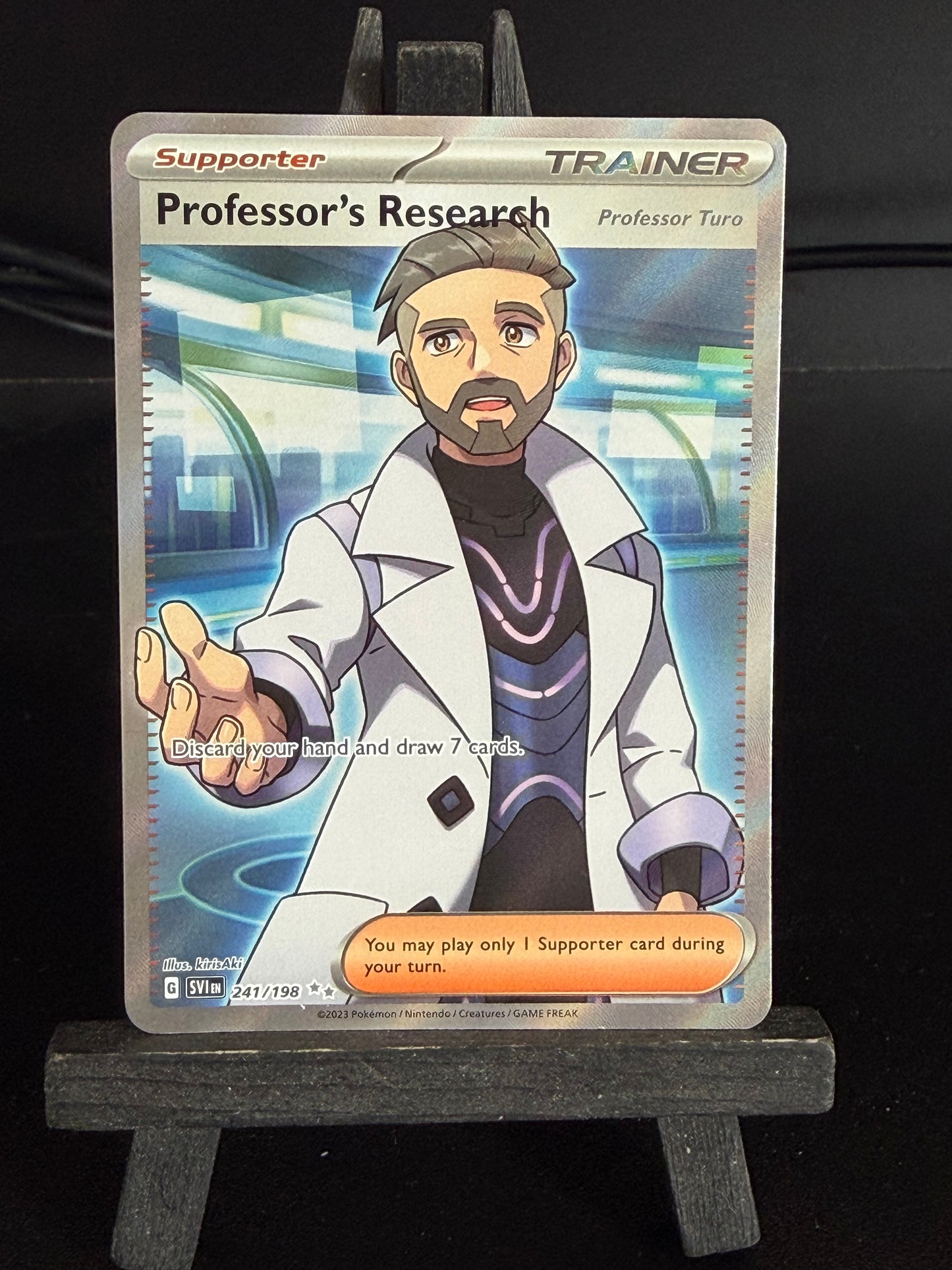 Professor's Research 241/198 Full Art Scarlet & Violet Base Pokémon Card - English