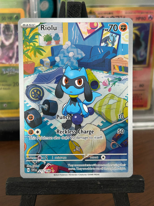 Riolu IR 215/198 Scarlet & Violet Base Pokémon Card - English