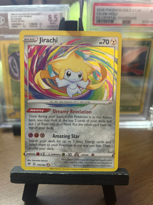 Jirachi Amazing Rare 119/185 Vivid Voltage Pokémon Card - English