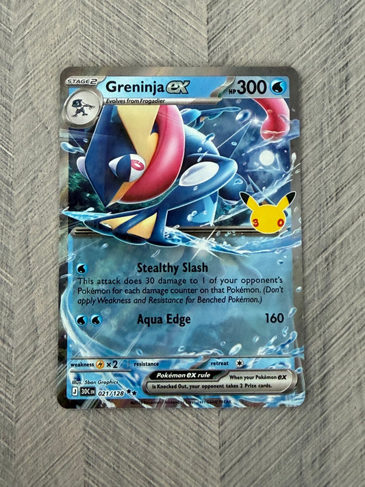 Greninja EX 021/128 30th Celebration Pokémon Card - English