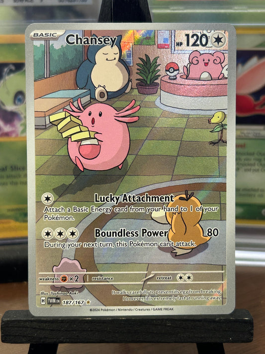 Chansey IR 187/167 Twilight Masquerade Pokémon Card - English
