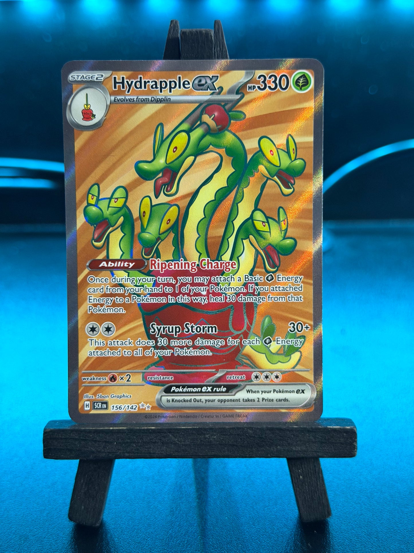 Hydrapple 156/142 Full Art Stellar Crown Pokémon Card - English