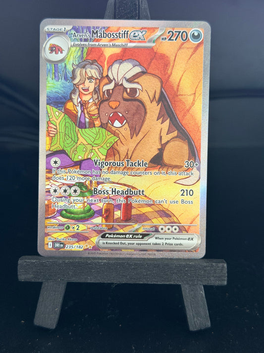 Arven's Mabosstiff 235/182 SIR Destined Rivals Pokémon Card - English