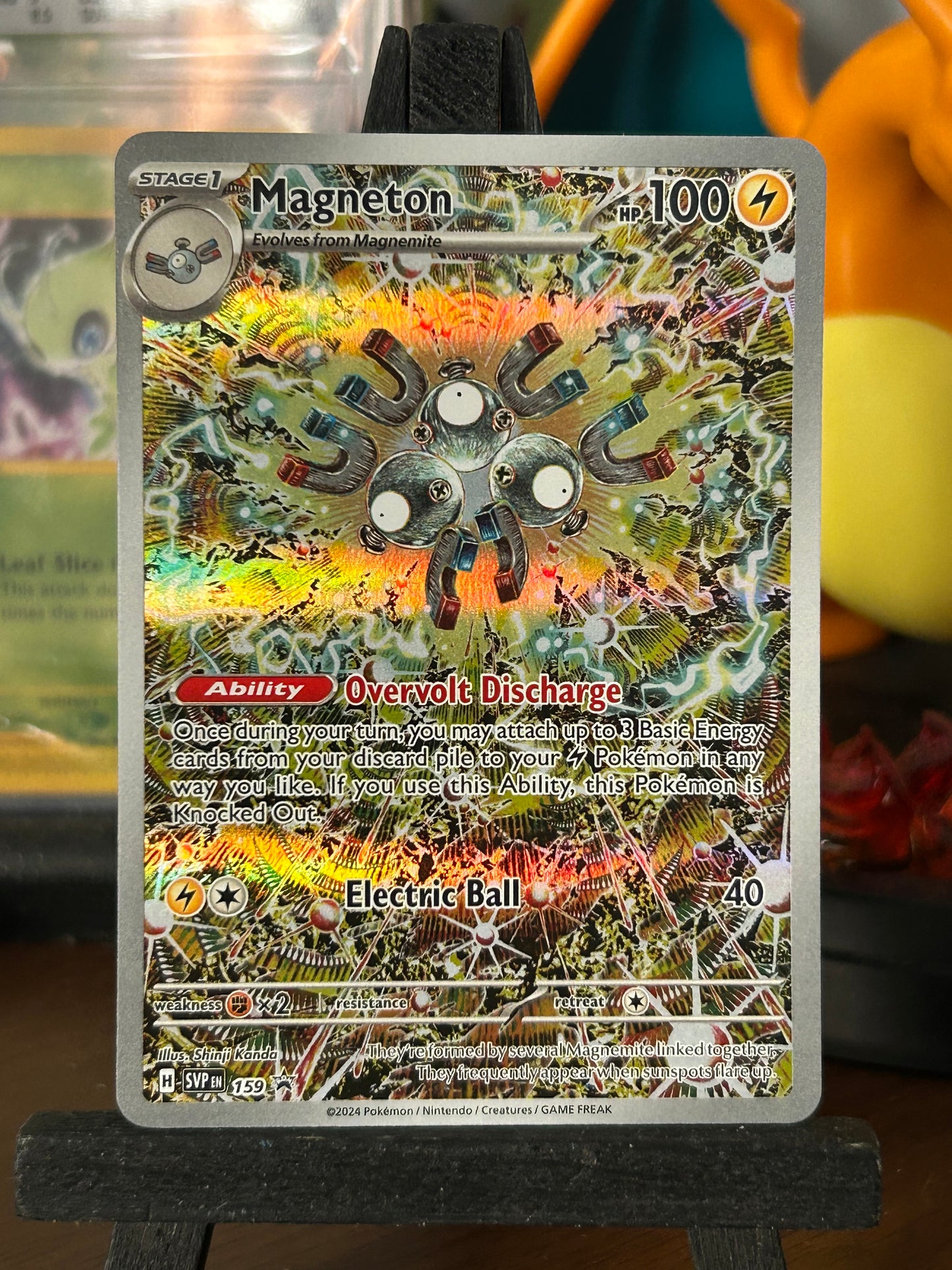 Magneton Black Star Promo SVP EN 159 Surging Sparks Pokémon Card - English