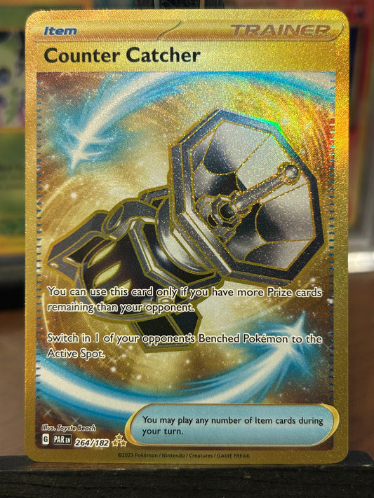 Counter Catcher Gold 264/182 Paradox Rift Pokémon Card - English