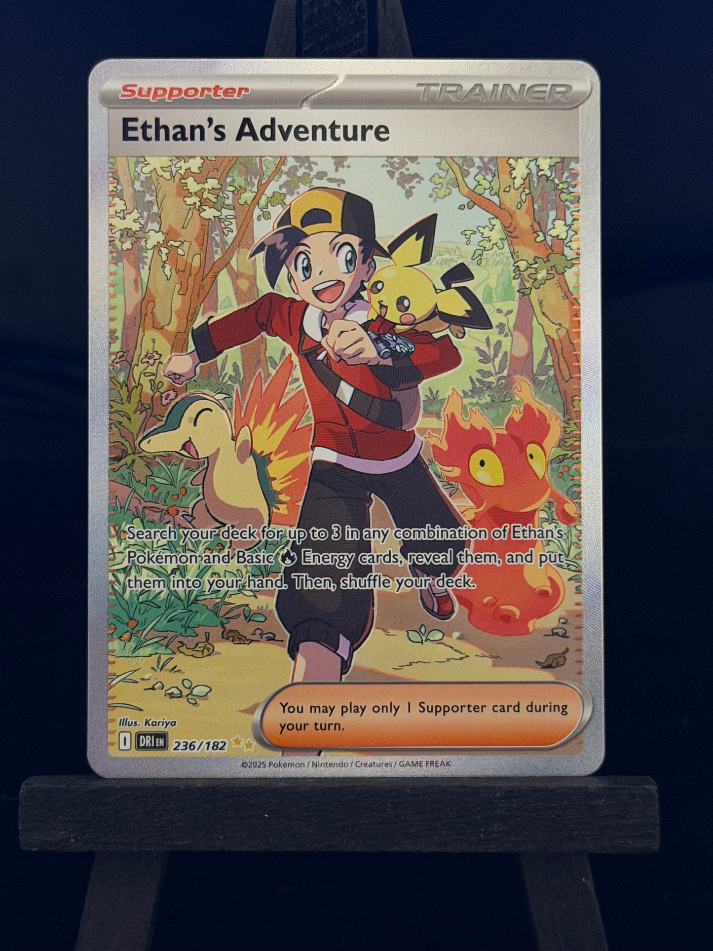 Ethan's Adventure 236/182 SIR Destined Rivals Pokémon Card - English