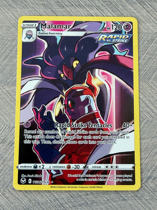Malamar TG06/TG30 Silver Tempest Pokémon Card - English