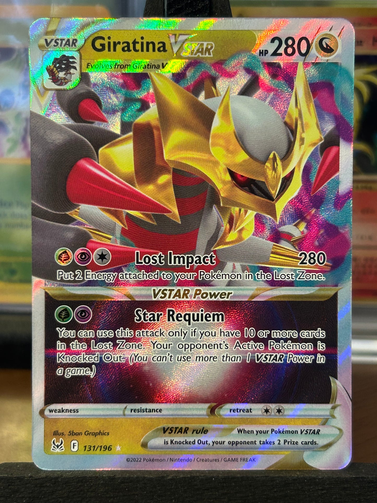 Giratina VSTAR 131/196 Lost Origin Pokémon Card - English