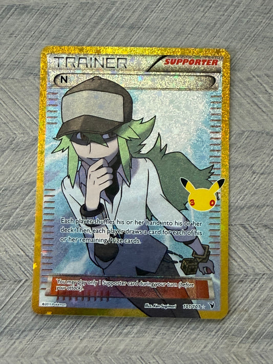N 101/101 Classic Collection 30th Celebration Pokémon Card - English