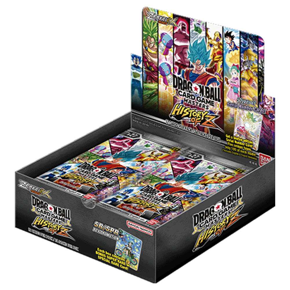 Dragon Ball Super CG Masters: Zenkai Series EX Set 10 History of Z (B27) Booster Box - PRE ORDER