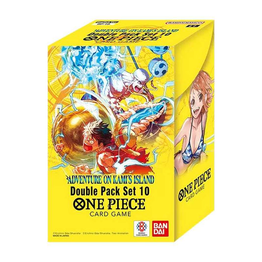 OPENED LIVE ON TWITCH ONLY - One Piece Card Game: Double Pack Set (DP-10) - PRE ORDER