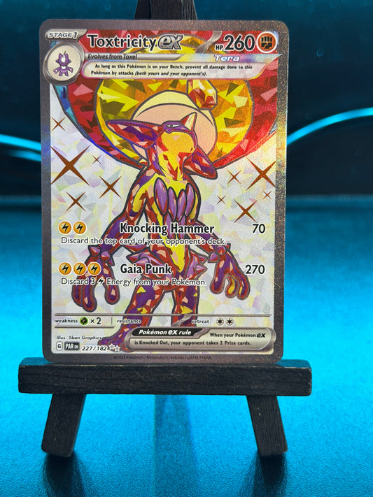 Toxtricity EX 227/182 Full Art Paradox Rift Pokémon Card - English