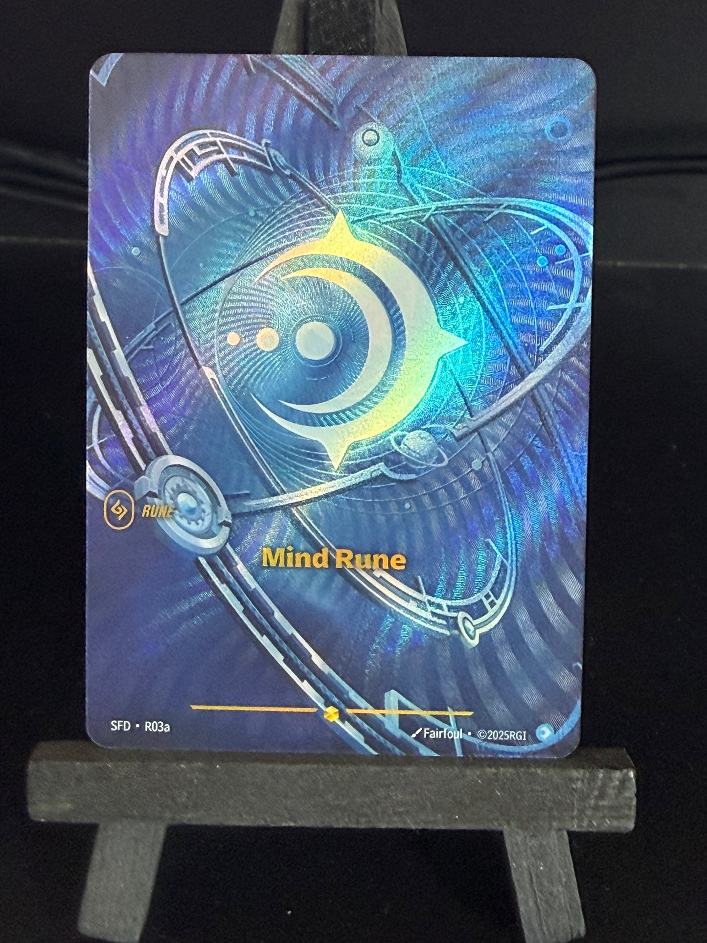 Mind Rune R03a Alt Art Spiritforged Riftbound Card