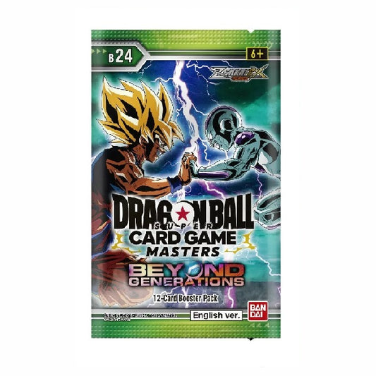 Dragon Ball Super CG Masters: Zenkai Series EX Set 07 - Beyond Generations (B24) Booster Pack