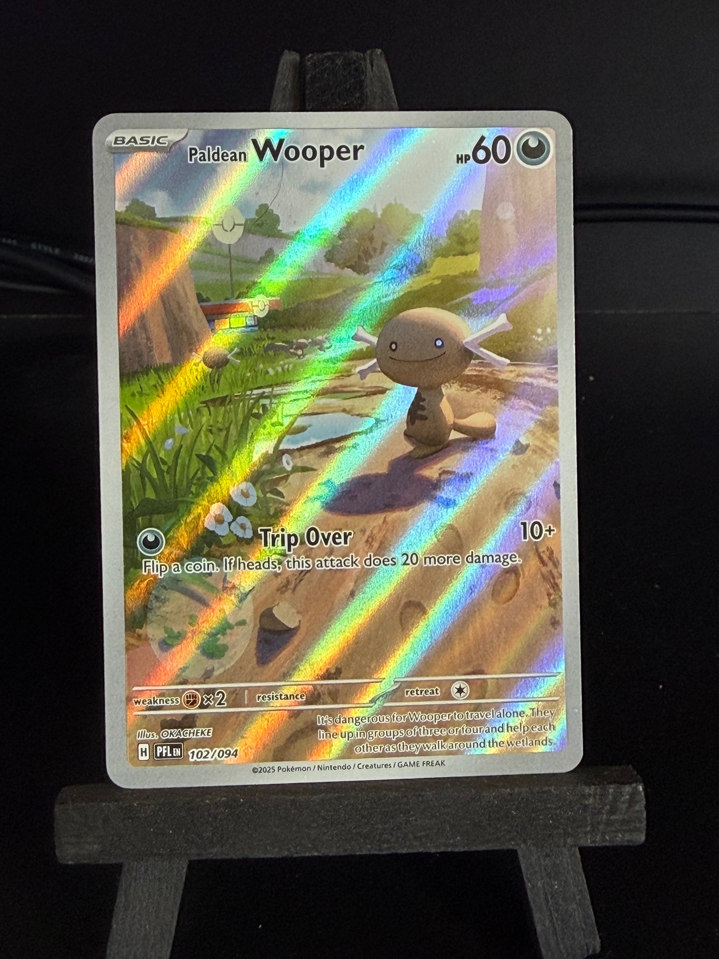 Paldean Wooper 102/094 Phantasmal Flames Pokémon Card - English