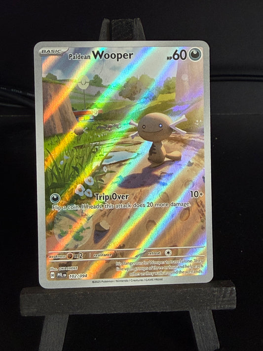 Paldean Wooper 102/094 Phantasmal Flames Pokémon Card - English