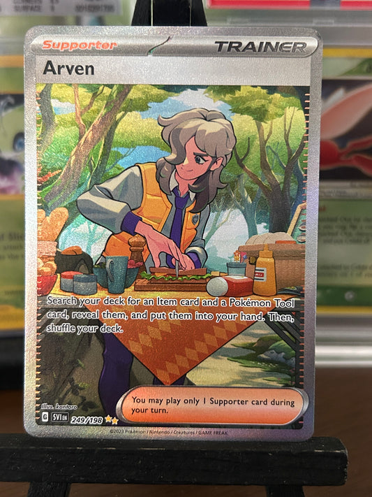 Arven SIR 249/198 Scarlet & Violet Base Pokémon Card - English