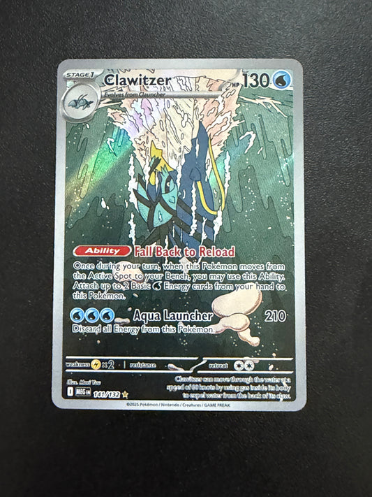 Clawitzer 141/132 IR Mega Evolution Pokémon Card - English