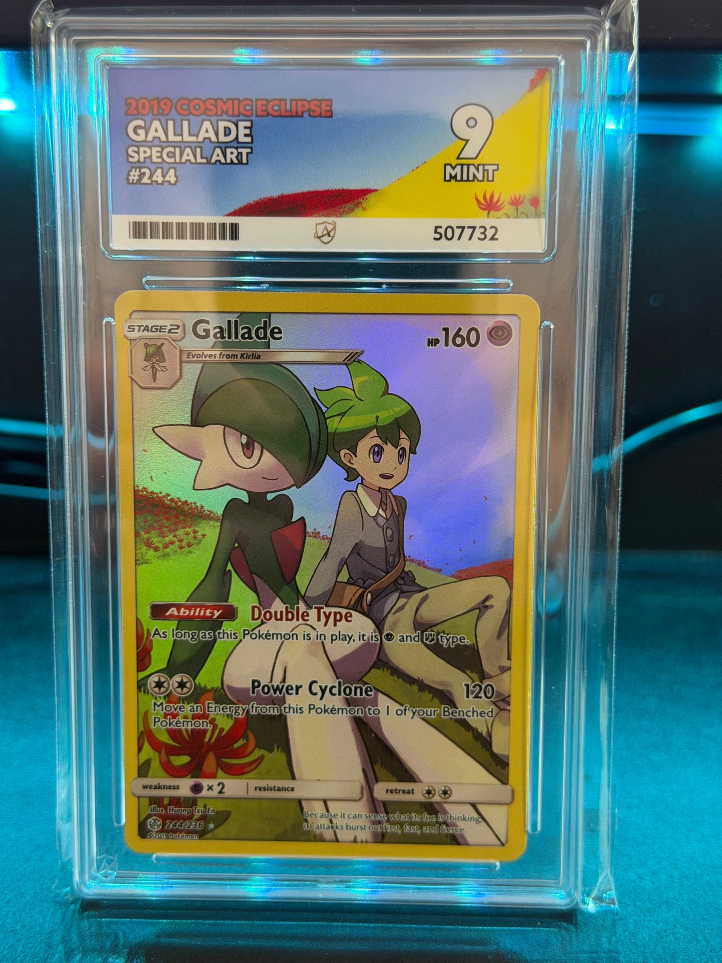 Gallade 244/236 Cosmic Eclipse - Mint 9 Ace Grading Card