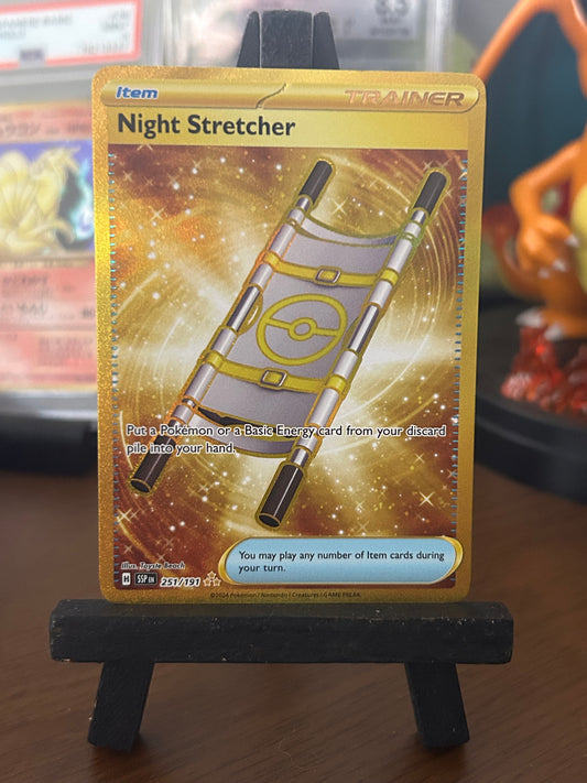 Night Stretcher Gold 251/191 Surging Sparks Pokémon Card - English