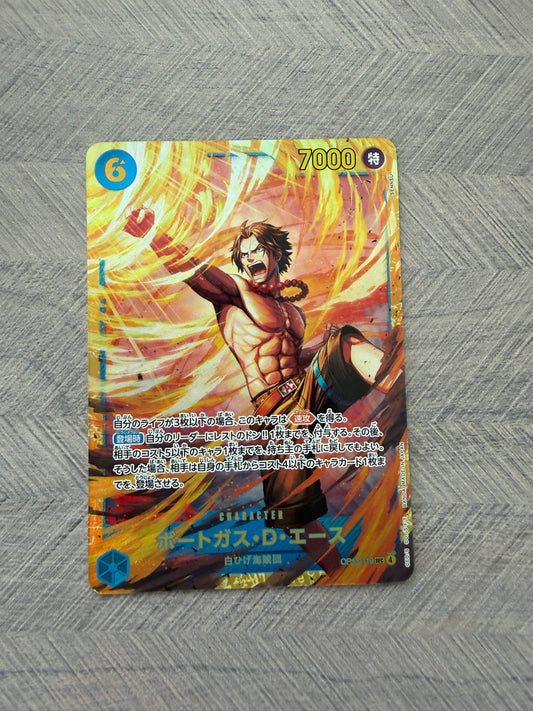 Portgas.D.Ace OP13-119 SEC Carrying on His Will One Piece Card - Japanese