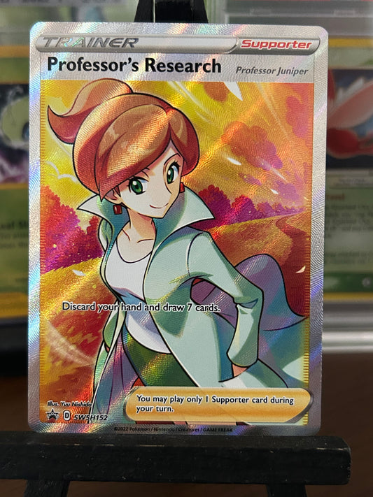 Professor's Research SWSH152 Black Star Promo Pokémon Card - English