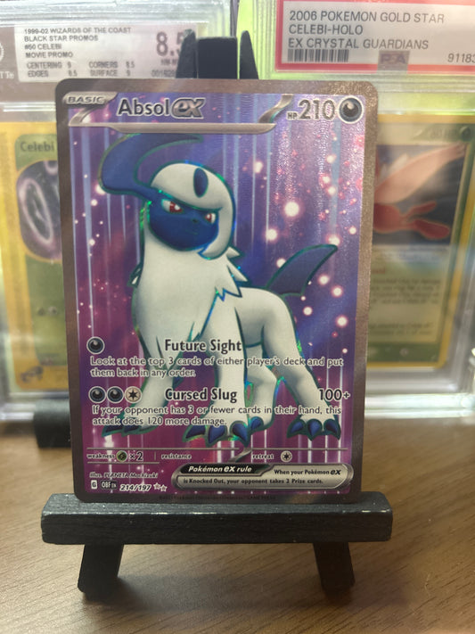 Absol ex Full Art 214/197 Obsidian Flames Pokémon Card - English