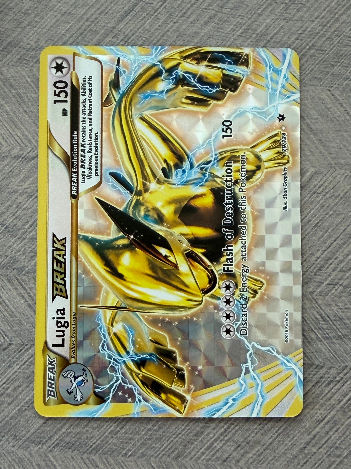 Lugia BREAK 79/124 Fates Collide Pokémon Card - English