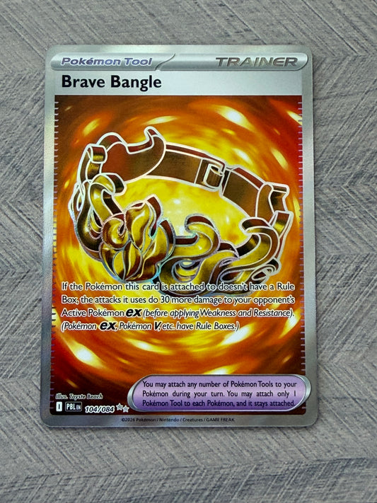 Brave Bangle 104/084 Full Art Pitch Black Pokémon Card - English