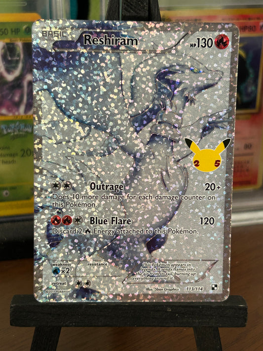 Reshiram Classic Collection 113/114 Celebrations Pokémon Card - English