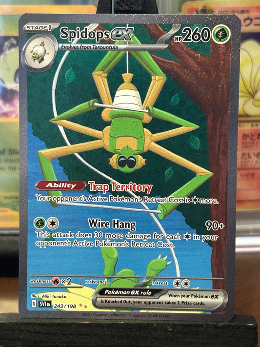 Spidops SIR 243/198 Scarlet & Violet Base Pokémon Card - English