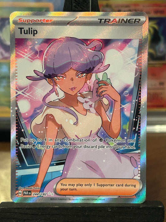 Tulip Full Art 244/182 Paradox Rift Pokémon Card - English