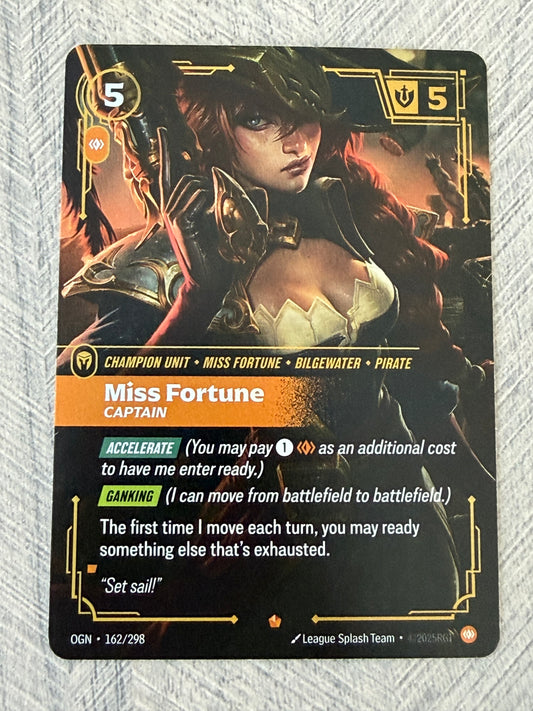 Miss Fortune 162/298 Epic Riftbound Origins Card