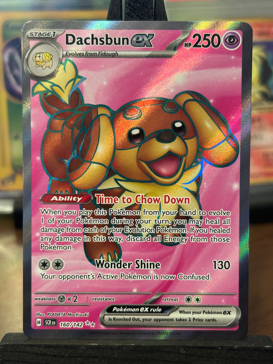 Dachsbun Full Art 160/142 Stellar Crown Pokémon Card - English