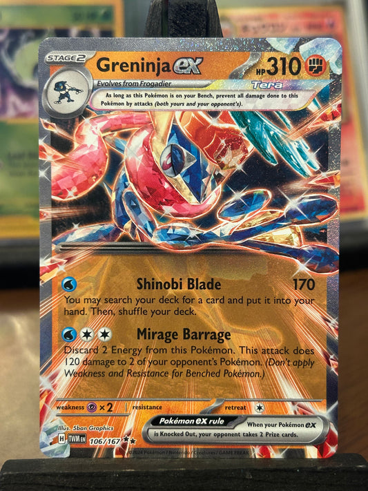 Greninja EX 106/167 Twilight Masquerade Pokémon Card - English