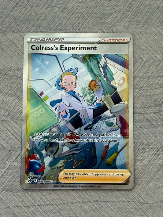 Colress's Experiment GG59/GG70 Crown Zenith Pokémon Card - English