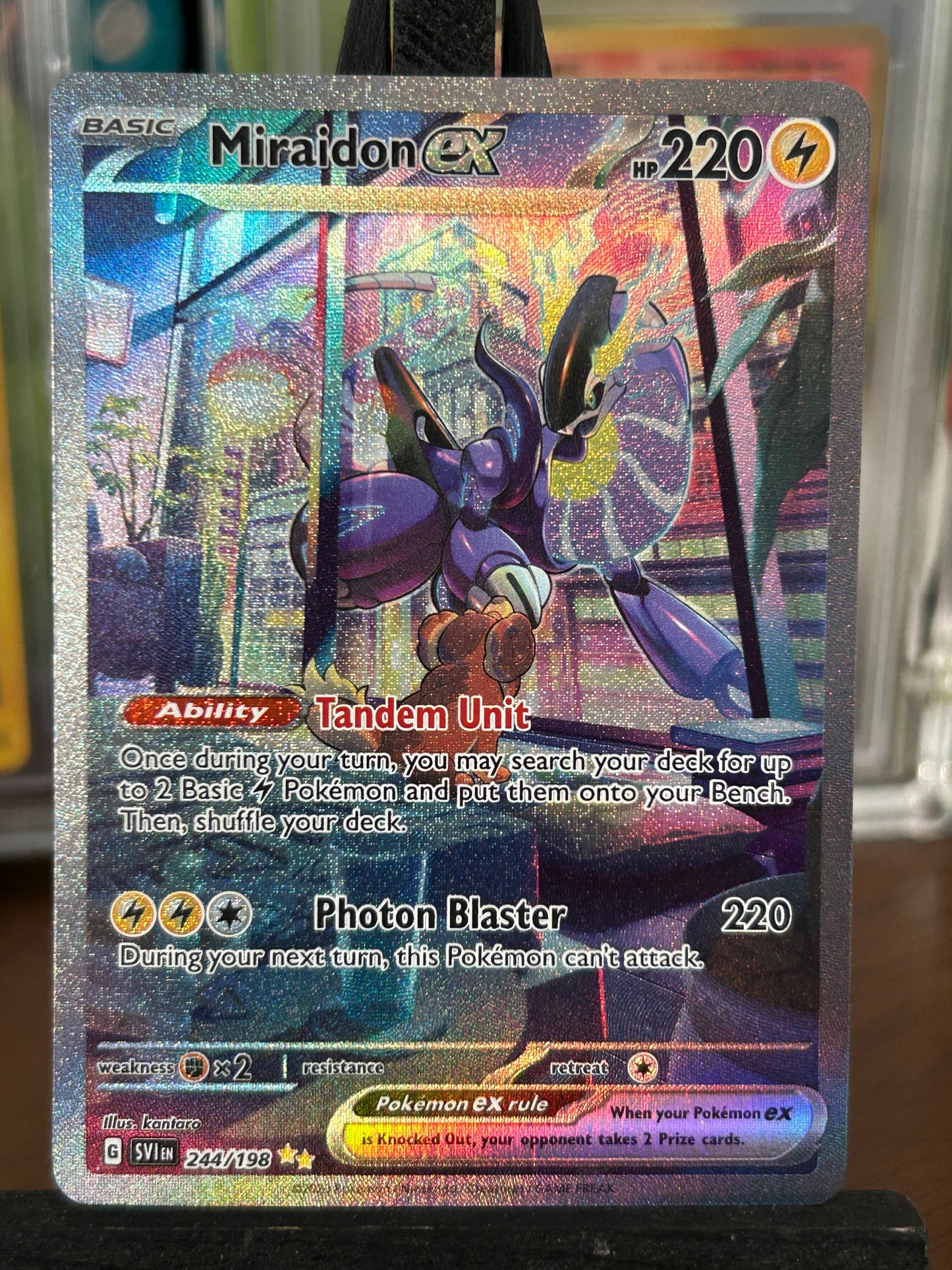 Miraidon SIR 244/198 Scarlet & Violet Base Pokémon Card - English