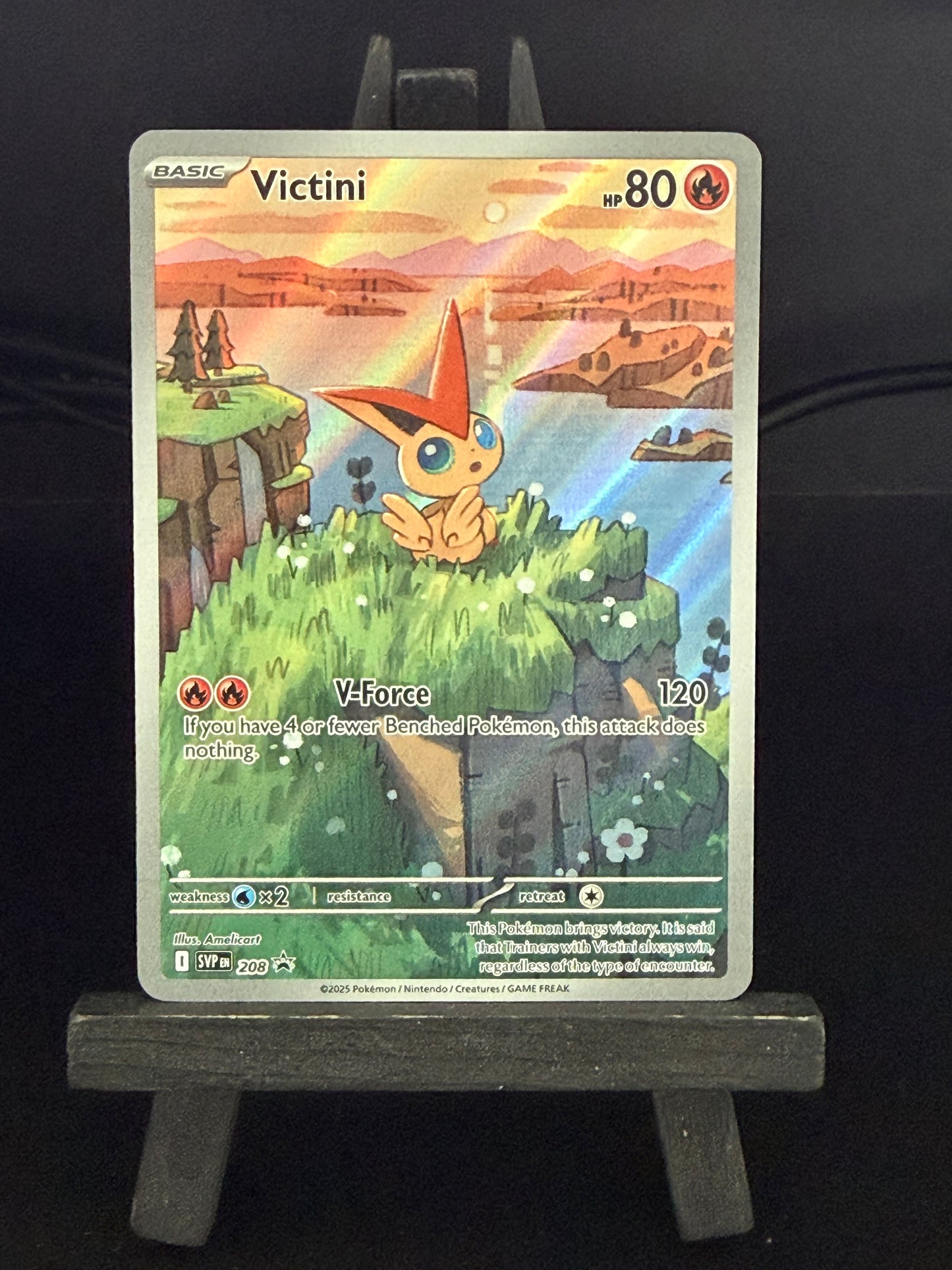 Victini SVP 208 Black Star Promo Pokémon Card - English