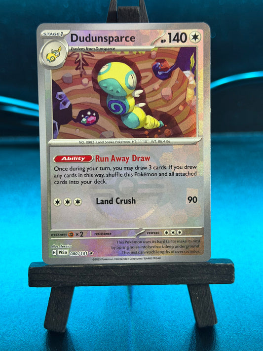 Dudunsparce 080/131 Masterball Prismatic Evolutions Pokémon Card - English