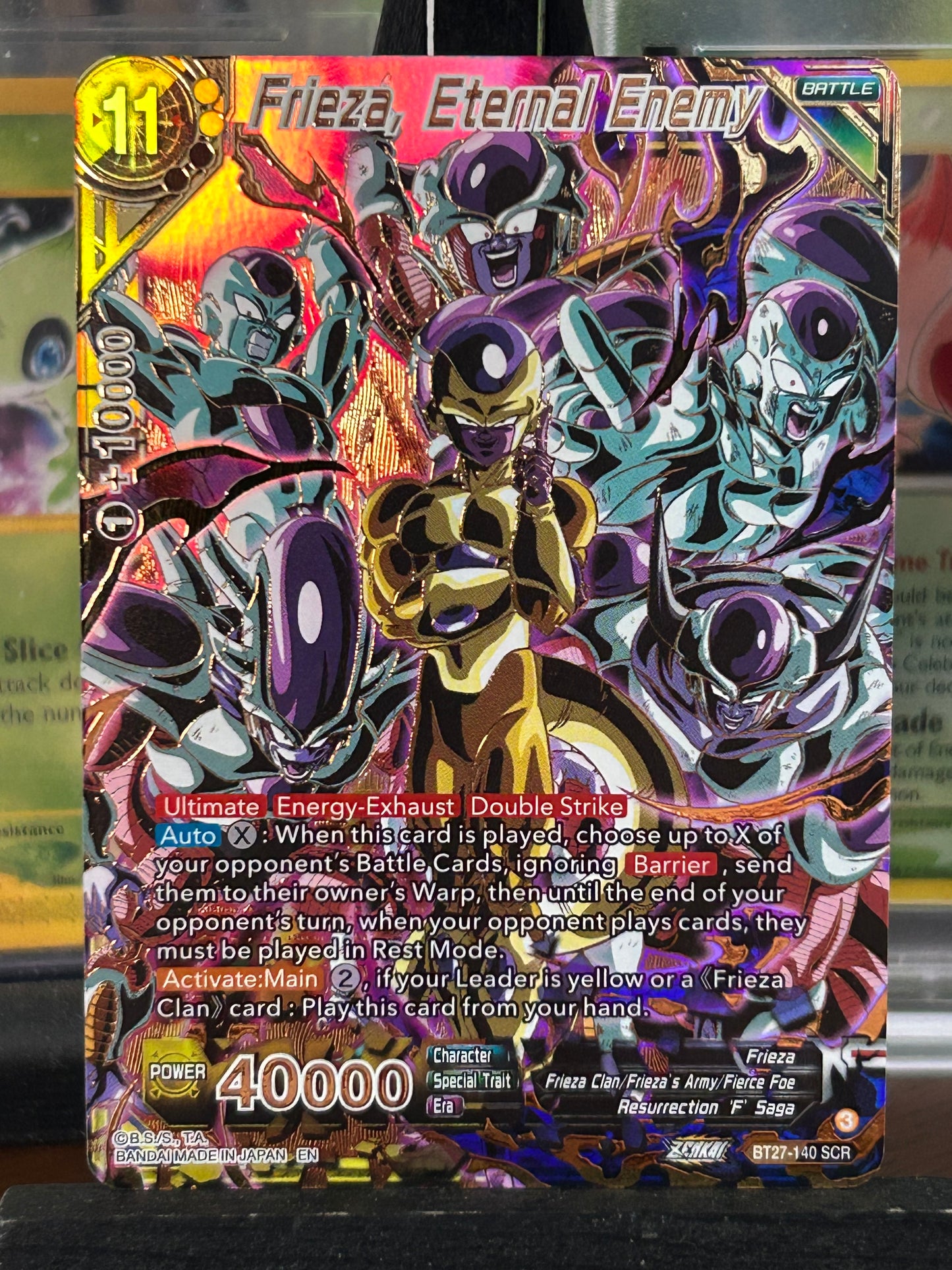 Dragon Ball Super TCG - BT27-140 SCR - History of Z - Frieza, Eternal Energy - English