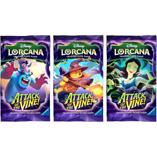 Disney Lorcana - Attack of the Vine Booster Pack Bundle