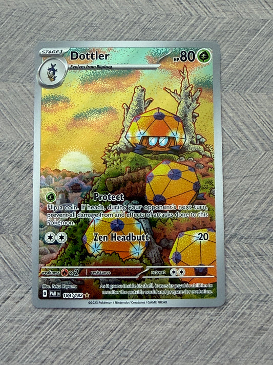Dottler 184/182 IR Paradox Rift Pokémon Card - English