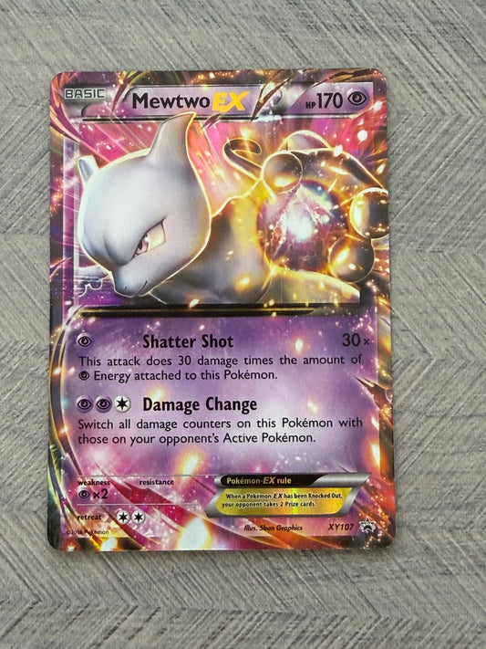 Mewtwo EX XY107 Black Star Promo Pokémon Card - English
