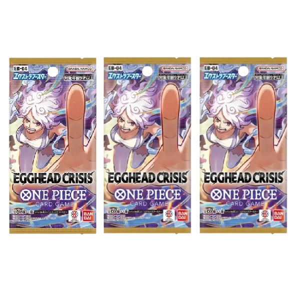 Japanese One Piece EB-04 Egghead Crisis Booster Pack Bundle