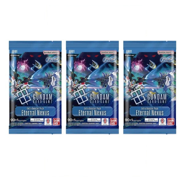 Gundam Card Game - EB01 Eternal Nexus Extra Booster Pack Bundle - PRE ORDER
