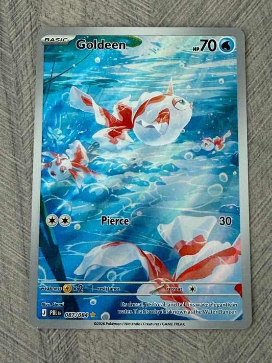 Goldeen 087/084 IR Pitch Black Pokémon Card - English