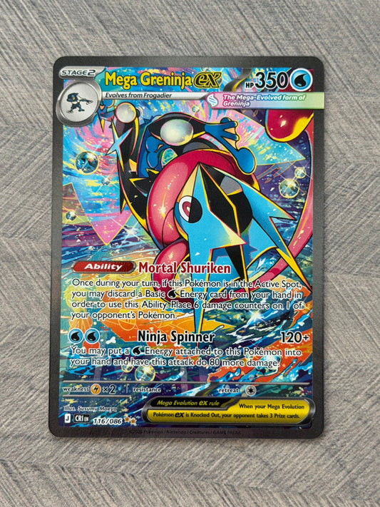 Mega Greninja EX 116/066 SIR Chaos Rising Pokémon Card - English