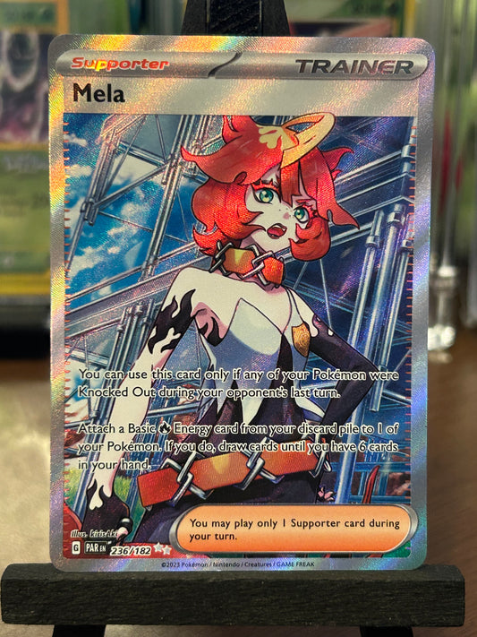 Mela Full Art 236/182 Paradox Rift Pokémon Card - English